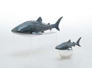 Whale Shark   Set of 2 PVC and Large Vinyl Toys   New  