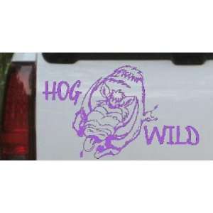  Hog Wild with Wild Hog Hunting And Fishing Car Window Wall 
