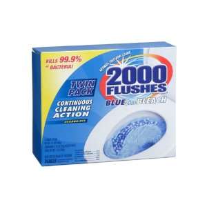  2000 Flushes 3.5 oz Blue Plus Bleach AntiBac 12 pack 
