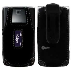  Premium Motorola W385 Leather Case w/ Belt Clip Cell 