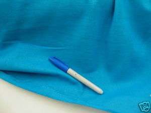 Fabric 100% Linen Cerulean Blue N431  