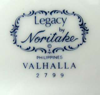 12 Noritake Valhalla Cup & Saucer Sets Gold Blue 2799  