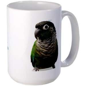  Green Cheeked Conure   Rescue Large Mug by  