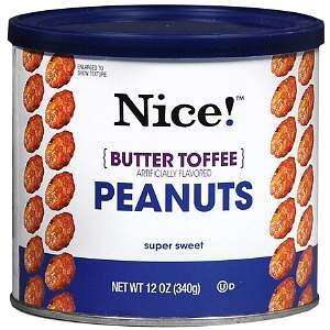 Nice Butter Toffee Peanuts, 12 oz  Grocery & Gourmet Food