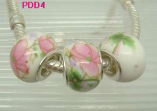 30 colors Pick Murano Porcelain Ceramic European beads/Charms Fit For 