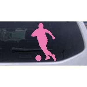   Player Sports Car Window Wall Laptop Decal Sticker    Pink 18in X 11