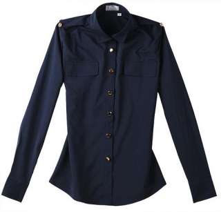 New Women Business Casual Slim Fit Stylish Long Sleeve Shirt 3 Colors 