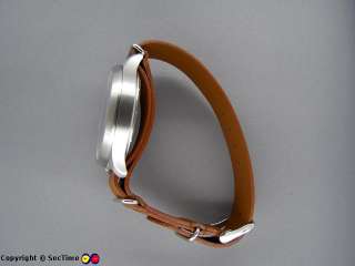 High quality leather watch strap NATO G10 Brown 22mm  