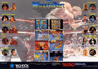   Video Game Arcade Print WWF Wrestlefest v2 420mm x 297mm more in Store