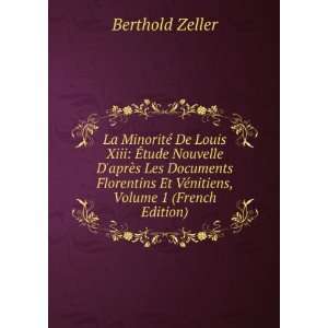   Et VÃ©nitiens, Volume 1 (French Edition) Berthold Zeller Books