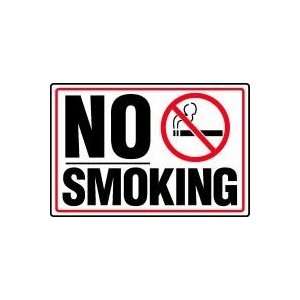    NO SMOKING Sign   48 x 72 Max Plastic Lite