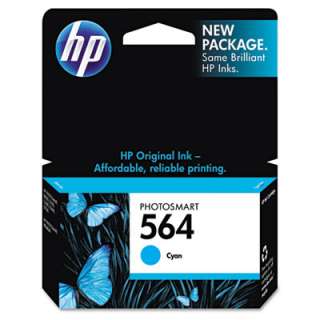 New HP Sealed 564 CB318WN CB 318 Cyan Ink Cartridge  