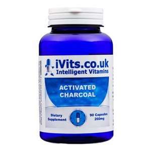  iVits Intelligent Vitamins, Activated Charcoal, 260mg, 90 