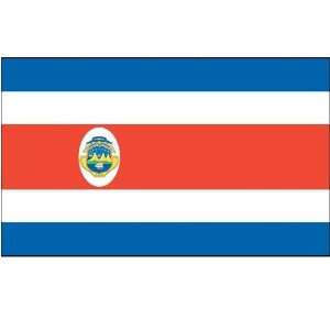  Costa Rica Flag 3ft x 5ft Superknit Polyester Patio, Lawn 