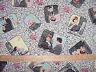 LOVE LUCY TV PICS CHOCOLATE FACTORY COTTON FABRIC OOP