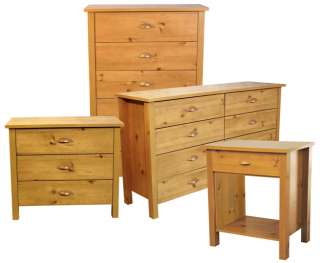 Pine1 Drawer Bedside Night Stand/Table Nightstand  