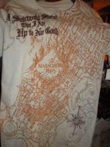 Wizarding World of Harry Potter Marauders Map T Shirt  