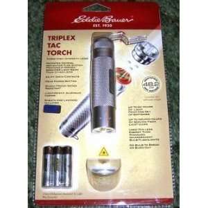  Eddie Bauer Triplex Tactical Torch 3 LED Flashlight 