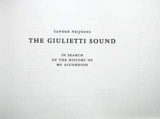 The Giulietti Sound The History of My Accordion Book/CD  