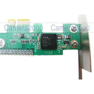 PCI E Express 1X To PCI Riser 32Bits Card Adapter Win7  