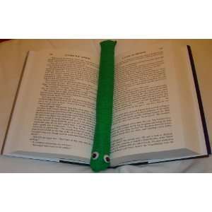 Green Bark Booksnake A Handmade Weighted Bookmark    the Perfect Gift 