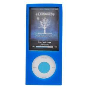  Blue Silicone Skin Case for Apple iPod Nano 5G  
