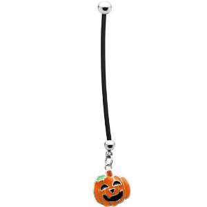  Halloween Pumpkin Pregnant Belly Ring Jewelry