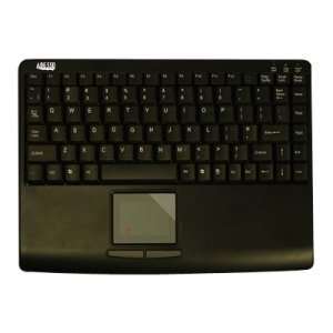 New   Adesso AKB 410UB Slim Touch Mini Keyboard with Built in Touchpad 