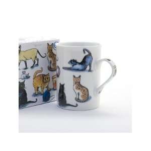  Ceramic Paul Cardew Cats 9 ounce Mug in Decorated Gift Box 
