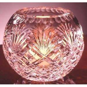    ESSEX COLLECTION HANDCUT 24% LEAD CRYSTAL ROSE BOWL