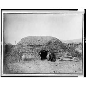   dwellings,arrowbrush,Indians,Wickiups,Arizona,AZ,c1907