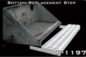 Peterbilt 379 Battery Box Bottom Replacement Step Alum  