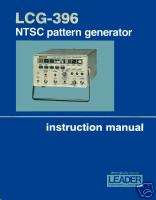LEADER LCG 396 Pattern generator Instruction manual  