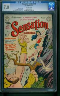 Sensation Comics #105 (1951) CGC 7.0 Wonder Woman  