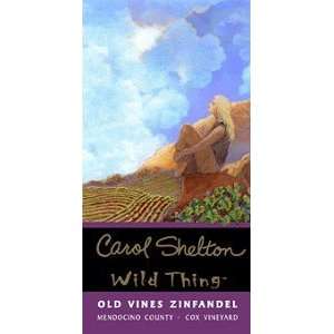  Carol Shelton Zinfandel Wild Thing Cox Vineyard 2007 750ML 