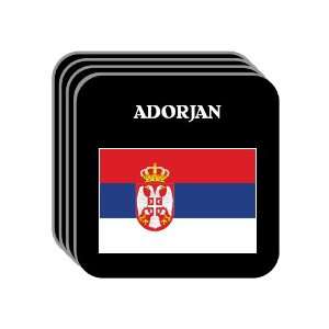  Serbia   ADORJAN Set of 4 Mini Mousepad Coasters 