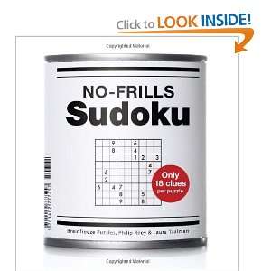 No Frills Sudoku Only 18 Clues Per Puzzle [Paperback]