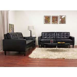  Wholesale Interiors Caledonia Leather Sofa and Loveseat 