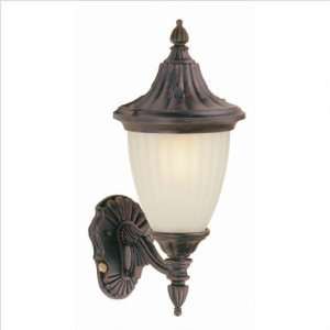   with Ribbed Frosted Glass Shade Finish Black