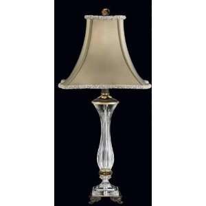  Schonbek Cellini Iridescent Taupe Shade Table Lamp