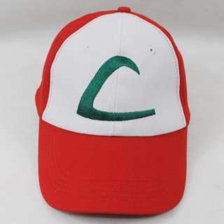 New Visor Cap POKEMON ASH KETCHUM COSTUME Cosplay Hat  