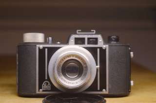 AKARette 1 Vintage German Rangefinder 35mm Camera w/ Radionar 3.5 50mm 