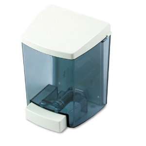  Liquid Soap Dispenser, 30 Ounces, 4 1/2w x 4d x 6 1/4h, Black/White 