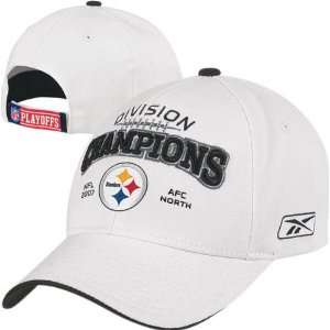 Pittsburgh Steelers 2007 AFC North Division Champions Locker Room Hat 