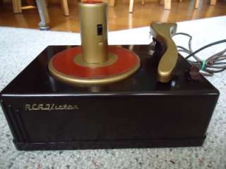 Vintage RCA Victor 45 J 3 Record Player Bakelite 45 RPM Phonograph 