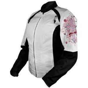  Speed and Strength Womens Cross My Heart Jacket   Small/White 