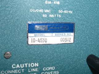 Heath Heathkit Single Trace Oscilloscope IO 4530  