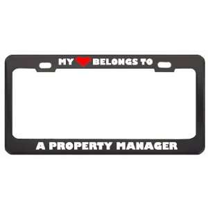 My Heart Belongs To A Property Manager Career Profession Metal License 
