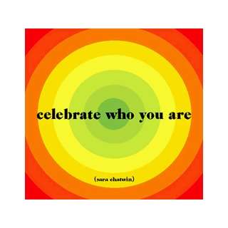 Celebrate Who you Are   Sara Chatwin Color Magnet  Kitchen 