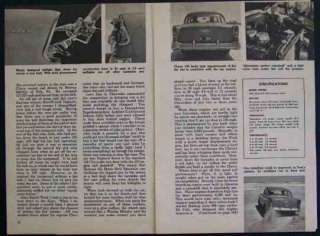 1956 Chevy V8 Bel Air Tom McCahill Vintage Road Test  